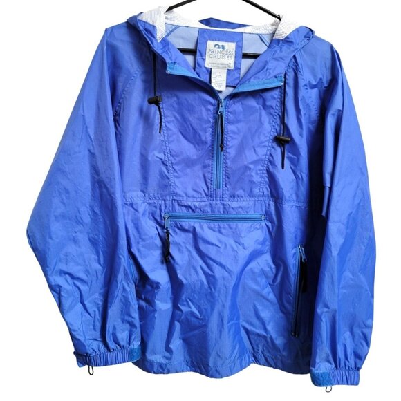 Princess Cruises Womens Windbreaker Jacket Small Nylon/Polyester Hood Zipper - Picture 1 of 9